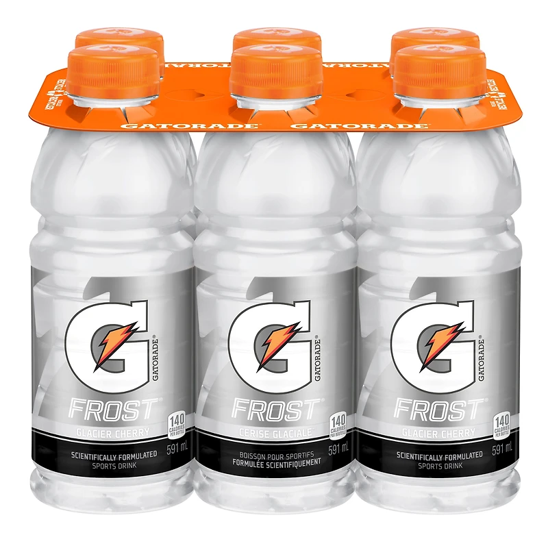 Gatorade frost Glacier Cherry Sports Dink 6 x 591 mL, Bottles, 6x591mL