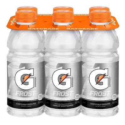 Gatorade Frost Glacier Cherry Boisson pour Sportifs 6 x 591 mL, Bouteilles 6x591mL