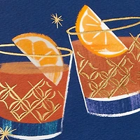 Carte de fête pour lui, carte de la fête des Pères, carte de félicitations, Signature de Hallmark (Verres à Whiskey, « Cheers to You »)