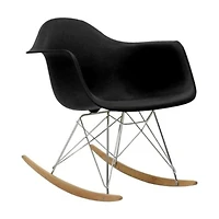 Rocking Kids Armchair in Black SET OF 2