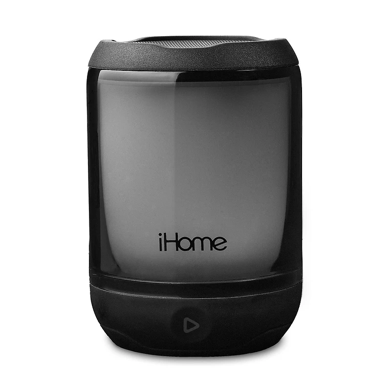 iHome PLAYGLOW MINI Haut-parleur Bluetooth imperméable rechargeable à couleurs changeantes avec batterie à long durée