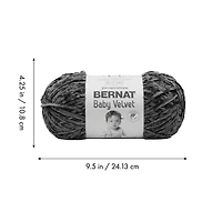 Bernat® Baby Velvet™ Yarn, Polyester #4 Medium, 10.5oz/300g, 492 Yards