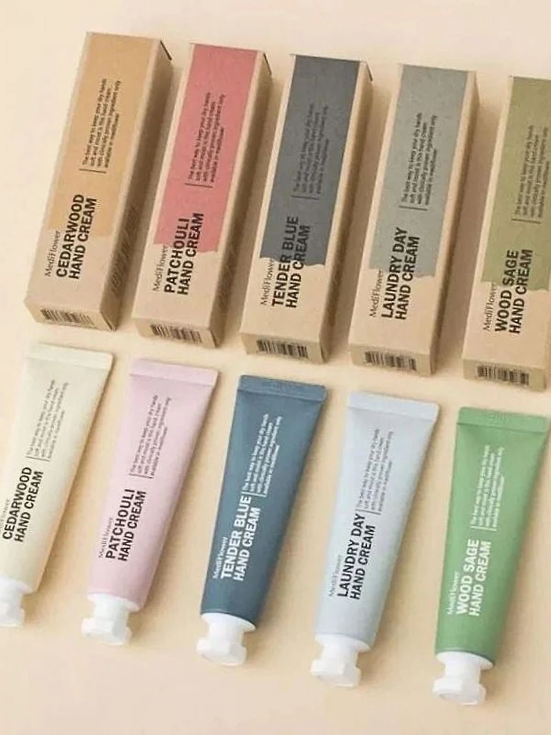 Coffret de 5 crèmes pour les mains Medi Flower Delicat 30 g