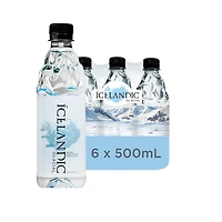 ICELANDIC GLACIAL Eau de source naturelle d'Islande 500ml / 6pk ICELANDIC GLACIAL Eau de source naturelle d'Islande 500ml / 6pk