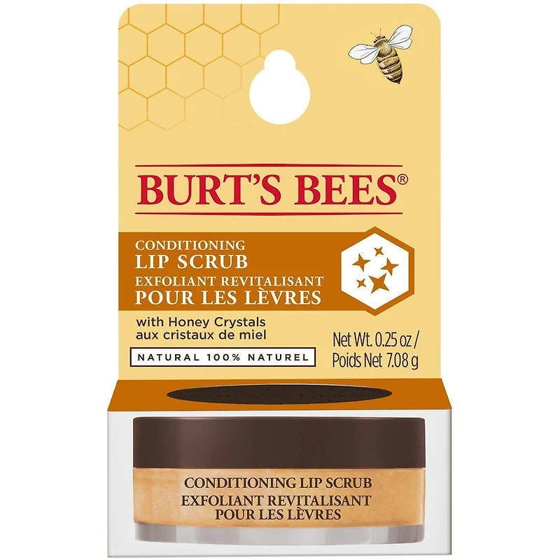Burt’s Bees 100% Natural Conditioning Lip Scrub with Exfoliating Honey Crystals,, 7,08 g
