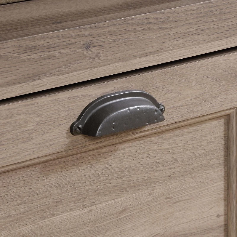 Sauder® Barrister Lane Executive Desk in Salt Oak Finish