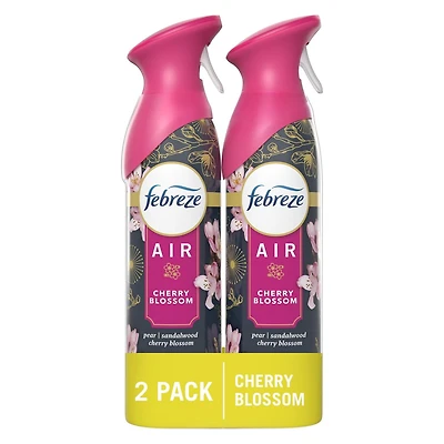 Assainisseur d’air en vaporisateur Febreze, assainisseur d’air pour la maison, parfum Fleur de cerisier