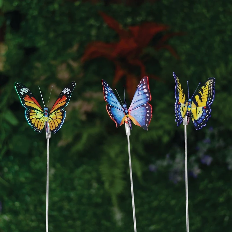Piquet de jardin avec lumière alimentée par énergie solaire Mainstays