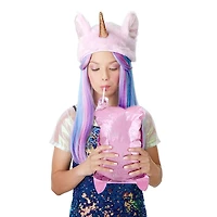 Poupée-mannequin Na Na Na Surprise 2 en 1 et sac à main pailleté scintillant de la série Sparkle : Becky Buckaneer, poupée pirate de 7,5 po