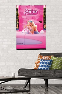Mattel Barbie: The Movie - Barbie Car Wall Poster, 22.375" x 34"