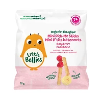 Little Bellies Raspberry Mini Pick-Me Sticks 7+ Months, 10gr