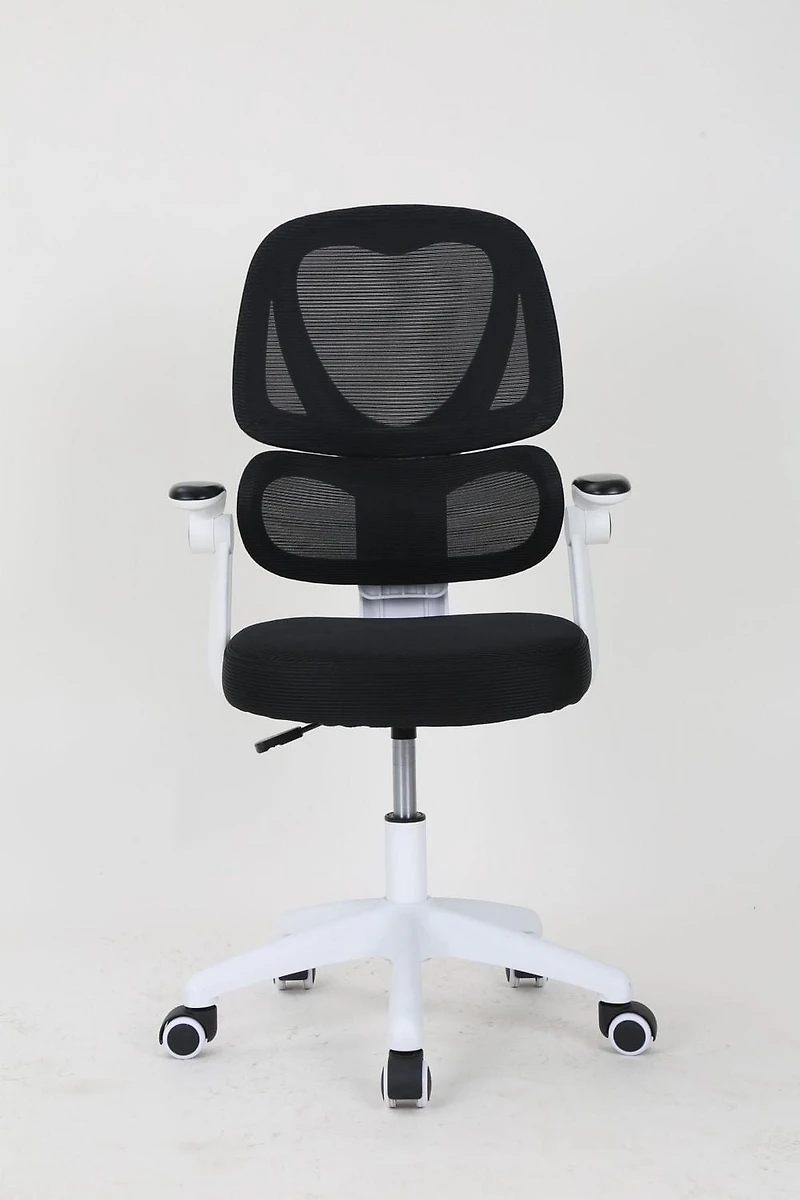 Lori Task Chair, Black/White