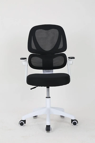 Lori Task Chair, Black/White