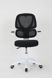 Lori Task Chair, Black/White