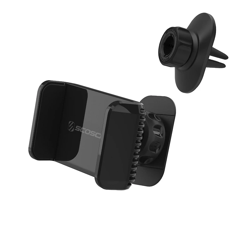 Montage universel de téléphone 2-en-1 Scosche UH4DVM-SP CarMount pour l’évent/tableau de bord avec ventouse pour l’auto