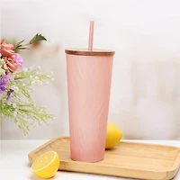 Mainstays Pink Recycled PET Swirl Sipper Tumbler 32 oz