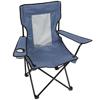 Chaise quadruple avec dossier en mailles