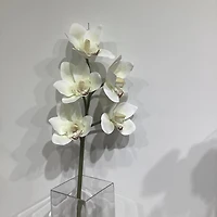 24" CYMBIDIUM ORCHID SPRAY, ARTIFICIAL FLOWERS