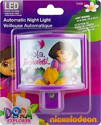 Jasco Nickelodeon® Dora The Explorer Light-Sensing LED Night Light, 13406