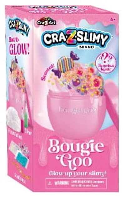 CRA-Z-SLIMY Bougie Goo rose unique,  unisexe, 8+