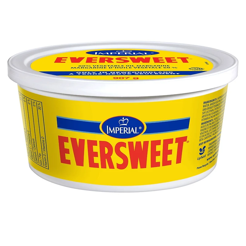 Imperial Eversweet 60% Vegetable Oil Margarine 850 g, Only in Newfoundland