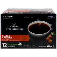 Café moulu aromatisé naturellement Caramel salé Notre Excellence 12 capsules K-Cup®, 114 g