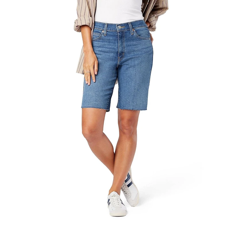 Levi Strauss Signature.MD Bermuda taille haute d’époque pour femme
