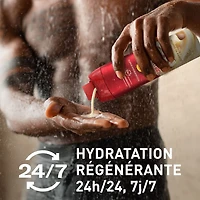 Nettoyant pour le corps pour hommes Old Spice Super Hydratation, Vanille + karité, hydratation régénératrice 24 heures sur 24, 7 jours sur 7 591ML