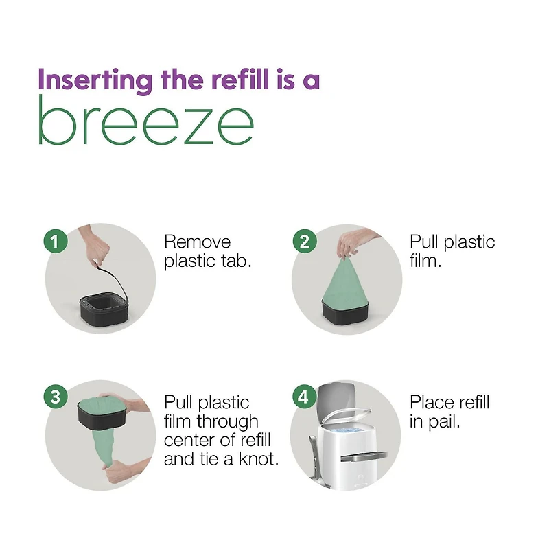 Recharge Litter Genie Eco Jumbo - 1 pk - Film compostable