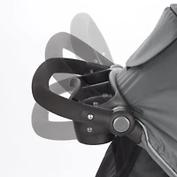 Système de voyage Evenflo Folio3 Stroll & Jog avec siège d'auto pour bébé LiteMax (4 à 50 livres) Système de voyage Evenflo Folio 3