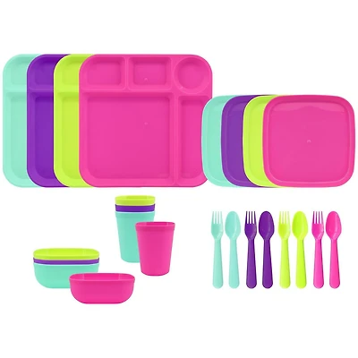 Service de vaisselle 24 pièces 4 enfants