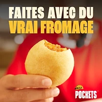 McCain® Pizza Pockets® Pizza Pockets Amateurs de Viande, Fabriqué au Canada à Partir d'Ingrédients Canadiens et Importés 6 x 100g
