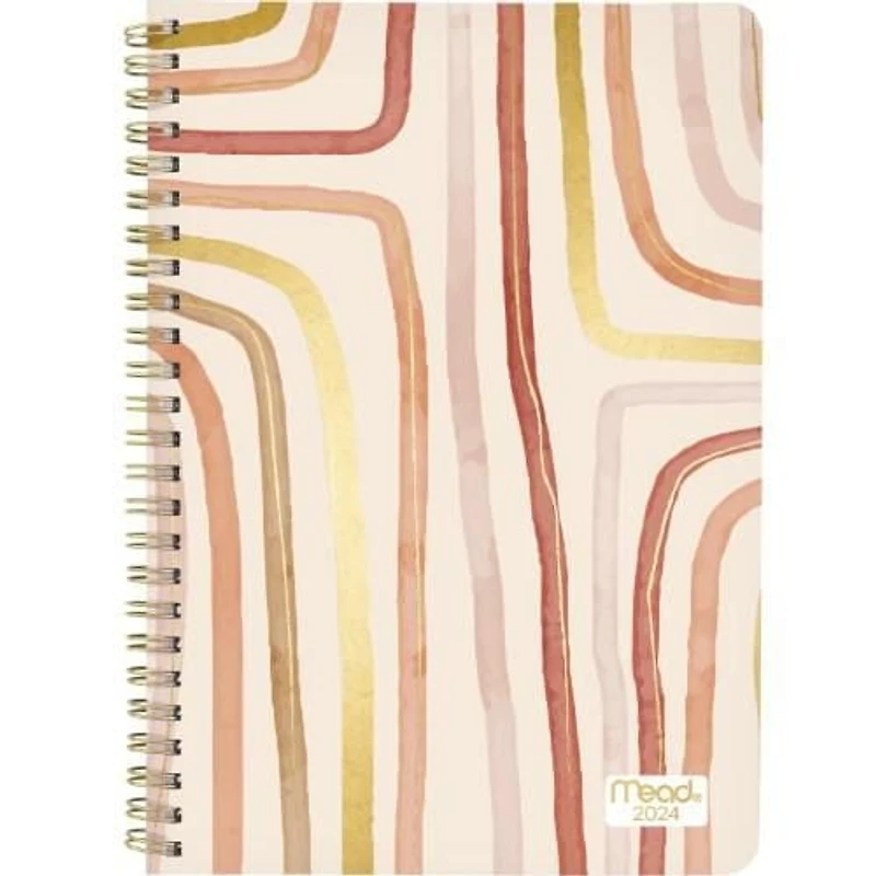 Mead Small Natural Desert Lines 2024 Weekly/Monthly Planner