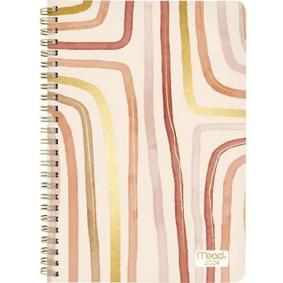 Mead Small Natural Desert Lines 2024 Weekly/Monthly Planner