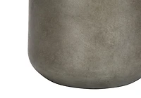 Monarch Specialties Lighting, 24"h, Table Lamp, Grey Concrete, Beige Shade, Contemporary