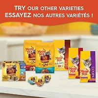 Meow Mix Tasty Layers Boeuf et Saumon Nourriture Sèche Pour Chats 1.36kg 1,36 kg