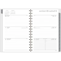 2025-2026 Mead® Fun Floral Checker Small Weekly Academic Year Planner