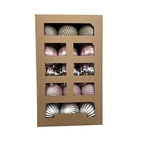 Décorations incassables Holiday Time, 45 unités, or/argent