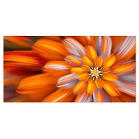 Designart Fleur fractale orange massive Art mural sur toile