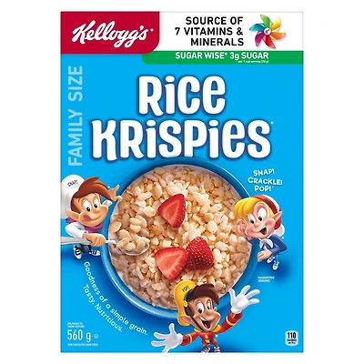 Kellogg's Rice Krispies Cereal Original 560 g (Family Size), 560G