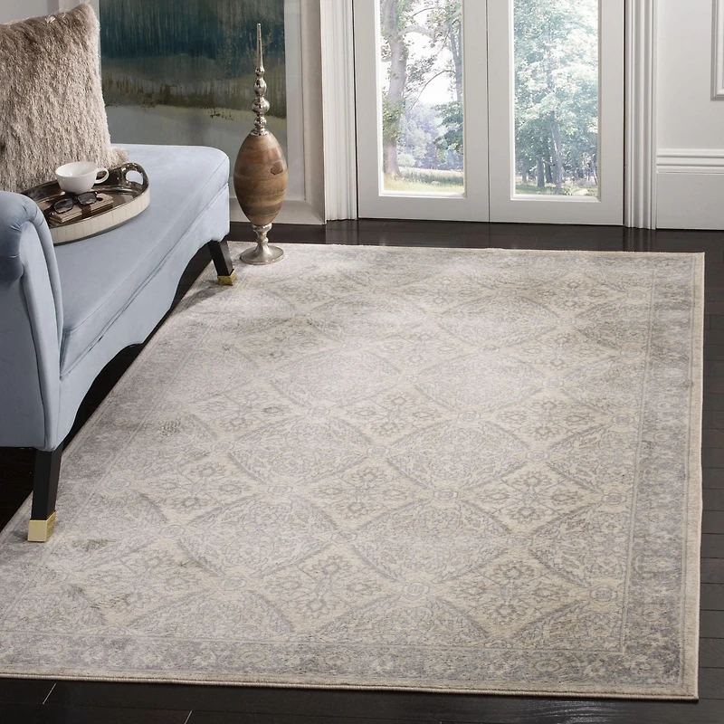 SAFAVIEH Brentwood Brandy Floral Geometric Area Rug