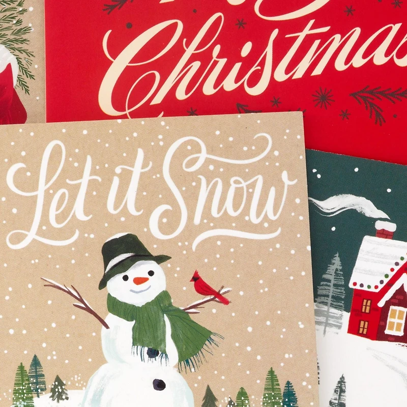 Connections From Hallmark Assorted Boxed Christmas Cards (Winter Wonder), 20 ct.