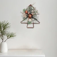 Décoration Suspendue En Rotin Et Pin De 30,5 Cm (12 Po) - Lot De 2