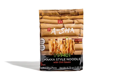 Chili (mala) aux nouilles A-Sha Hakka Nouille Hakka Chili 5 x 95g