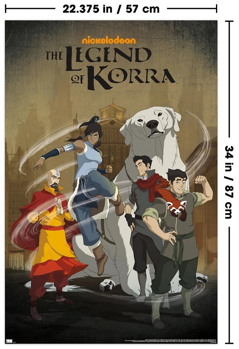 Nickelodeon Avatar: The Legend of Korra - Group Wall Poster, 22.375" x 34"