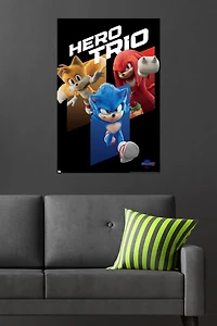 Sonic The Hedgehog 3 - Hero Trio Wall Poster, 22.375" x 34"