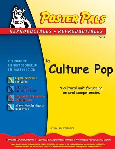 Activités reproductibles en français pour la classe de FLS sur la culture pop