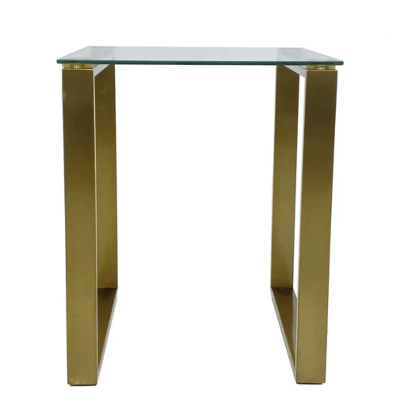 Table d'appoint Gen de couleur dorée
