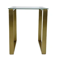 Table d'appoint Gen de couleur dorée