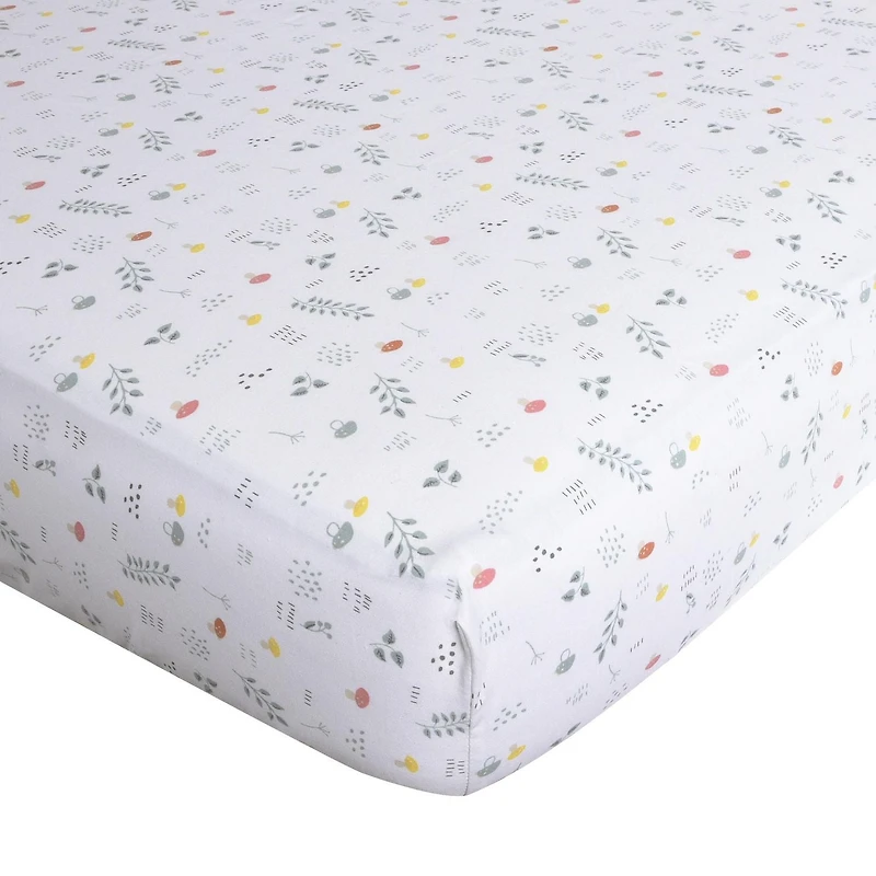 George Baby ensemble de lit de bébé 3 pièces rose, amis de la forêt Ensemble de lit de bébé